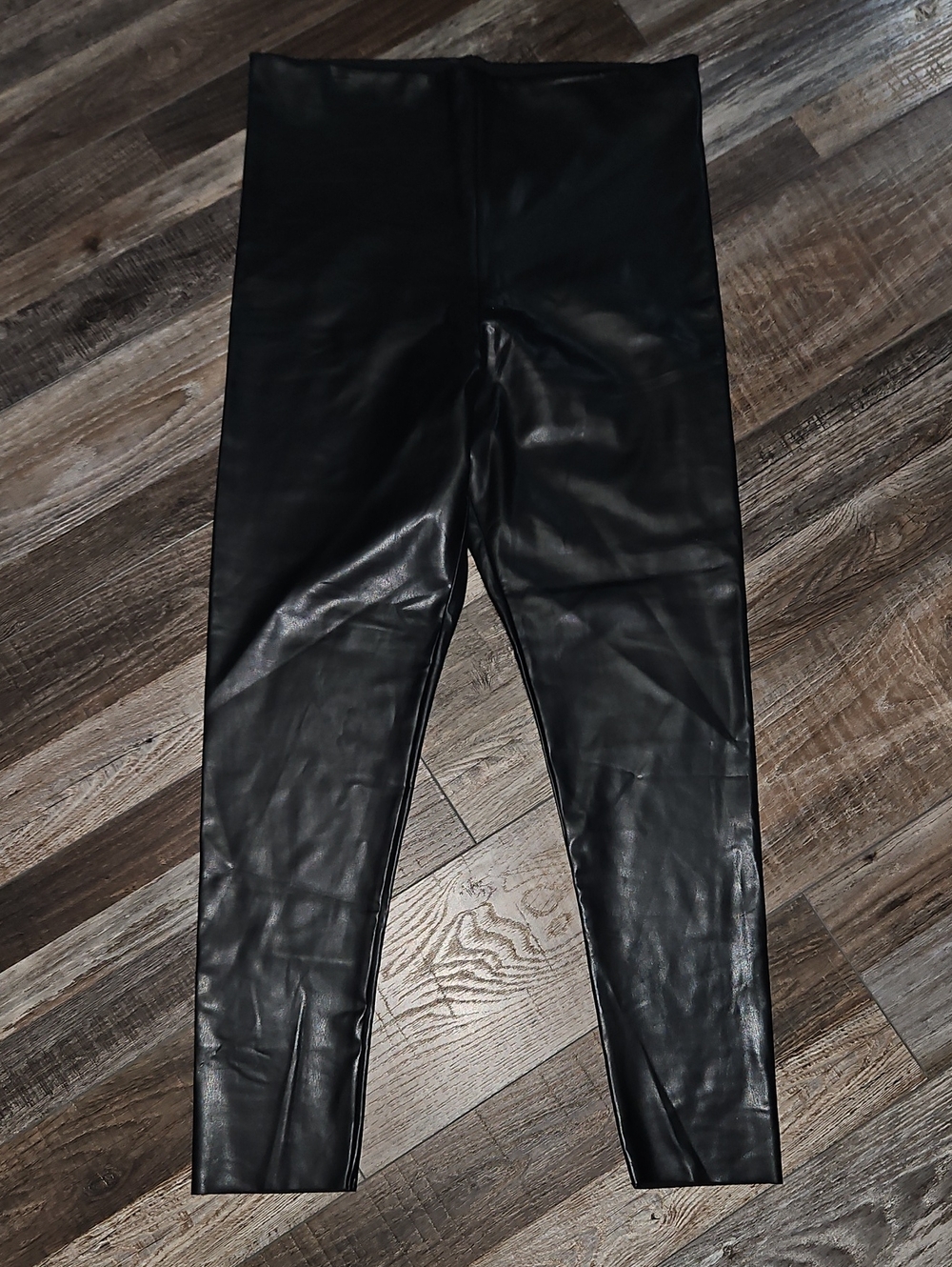 Joie Black Contemporary Fit Faux-Leather Leggings